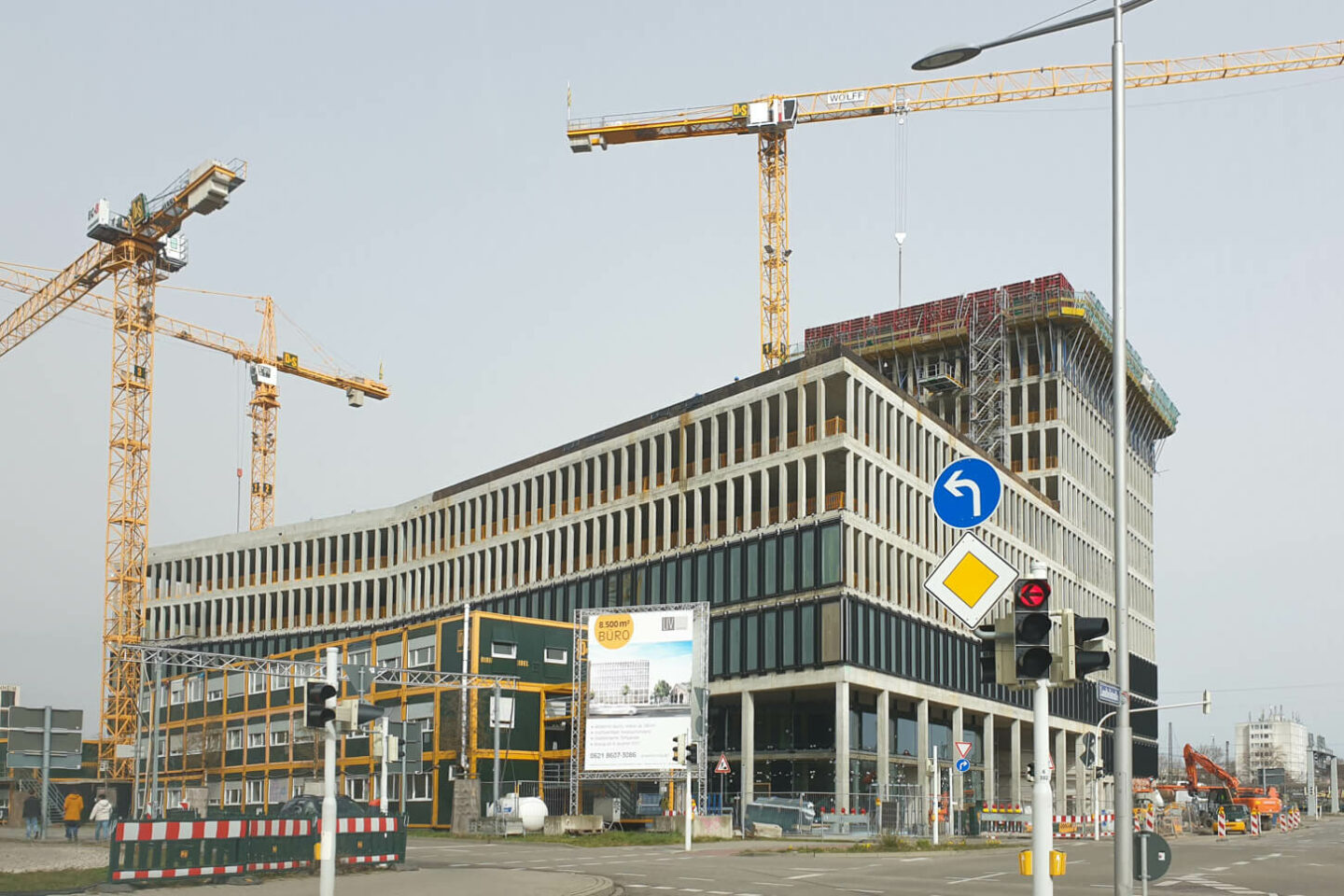 Loksite Hochhaus Neubau