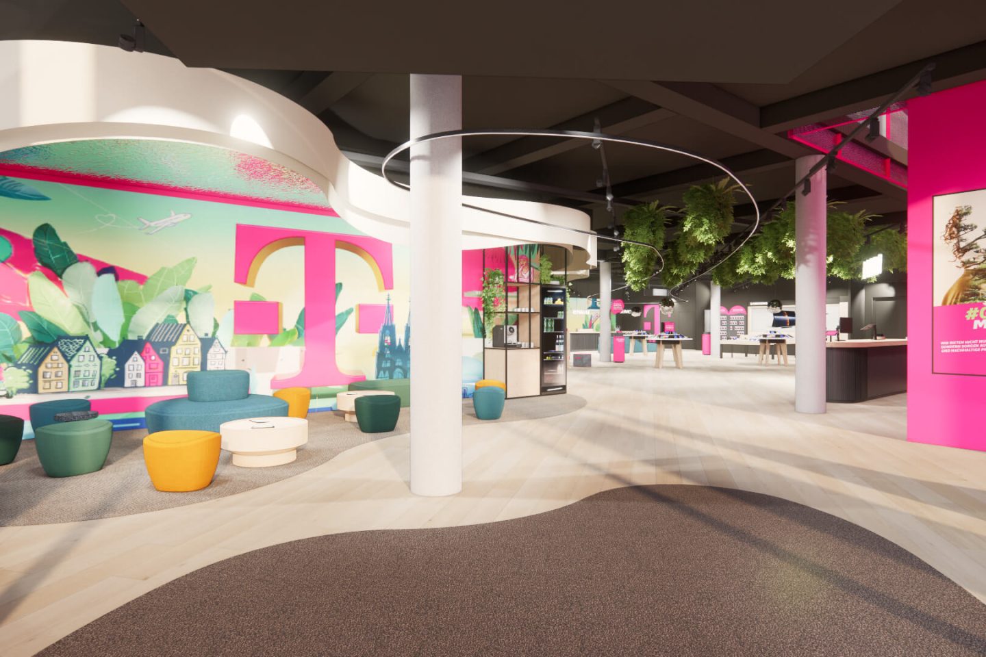 Shop Konzept Telekom Flagship Store Hamburg