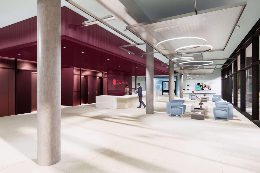 DSV Gruppe Foyer Design Konzept