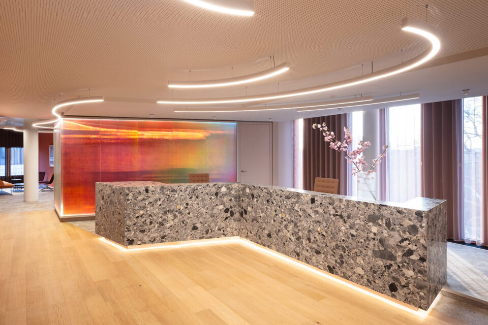 Empfang exklusive Offce Planung