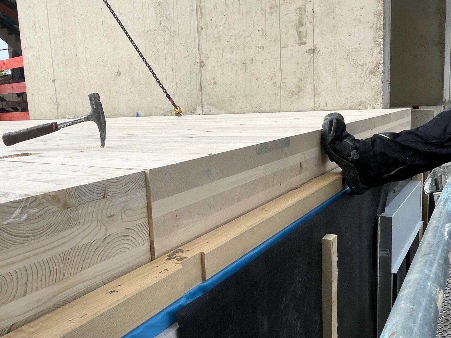 Holzbau Baustelle Petrigarten