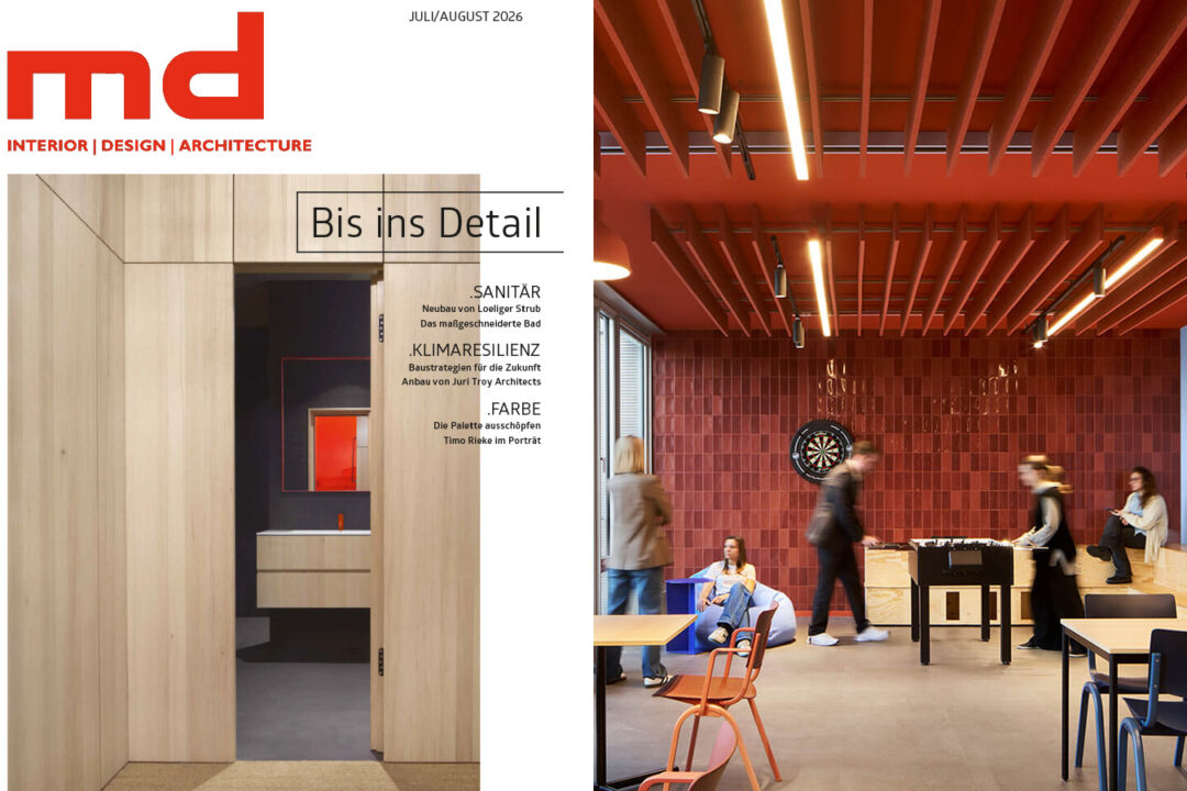 md Interior Magazin Arbeitswelten Farbe